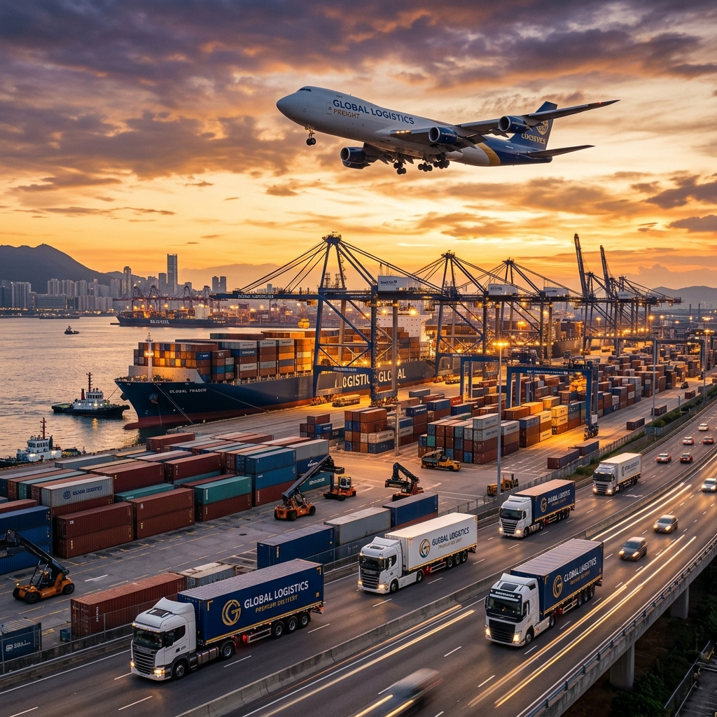 Global freight and container logistics